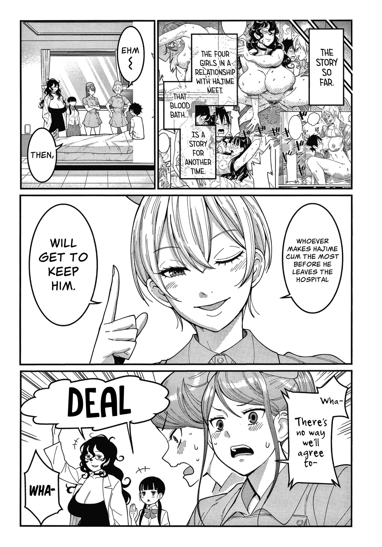 Hentai Manga Comic-OneShota Ward 24 Hour Care Harem Hospitalization Life-Chapter 2-4-76